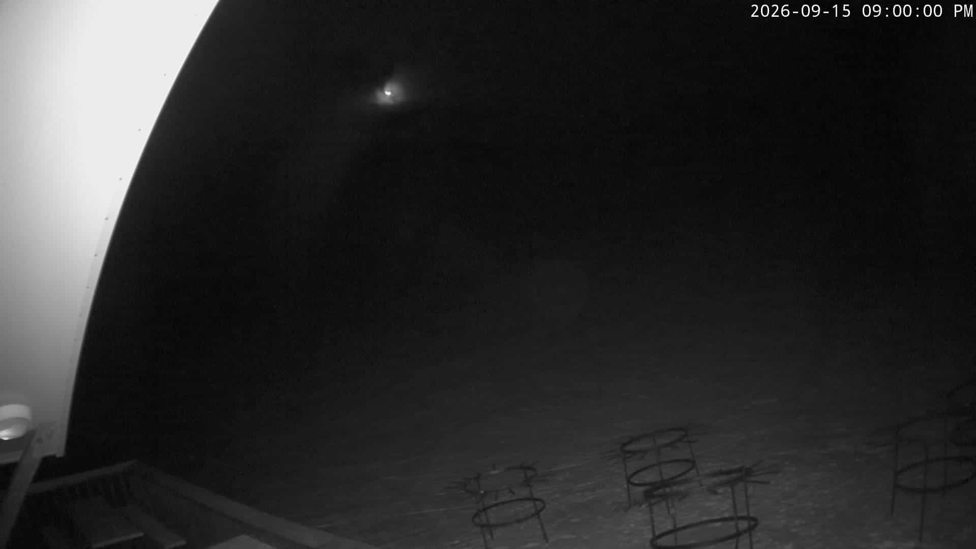 Cardrona Alpine Resort Captain's Basin webcam frame captured 15 September 2026 at 9:04 pm NZST