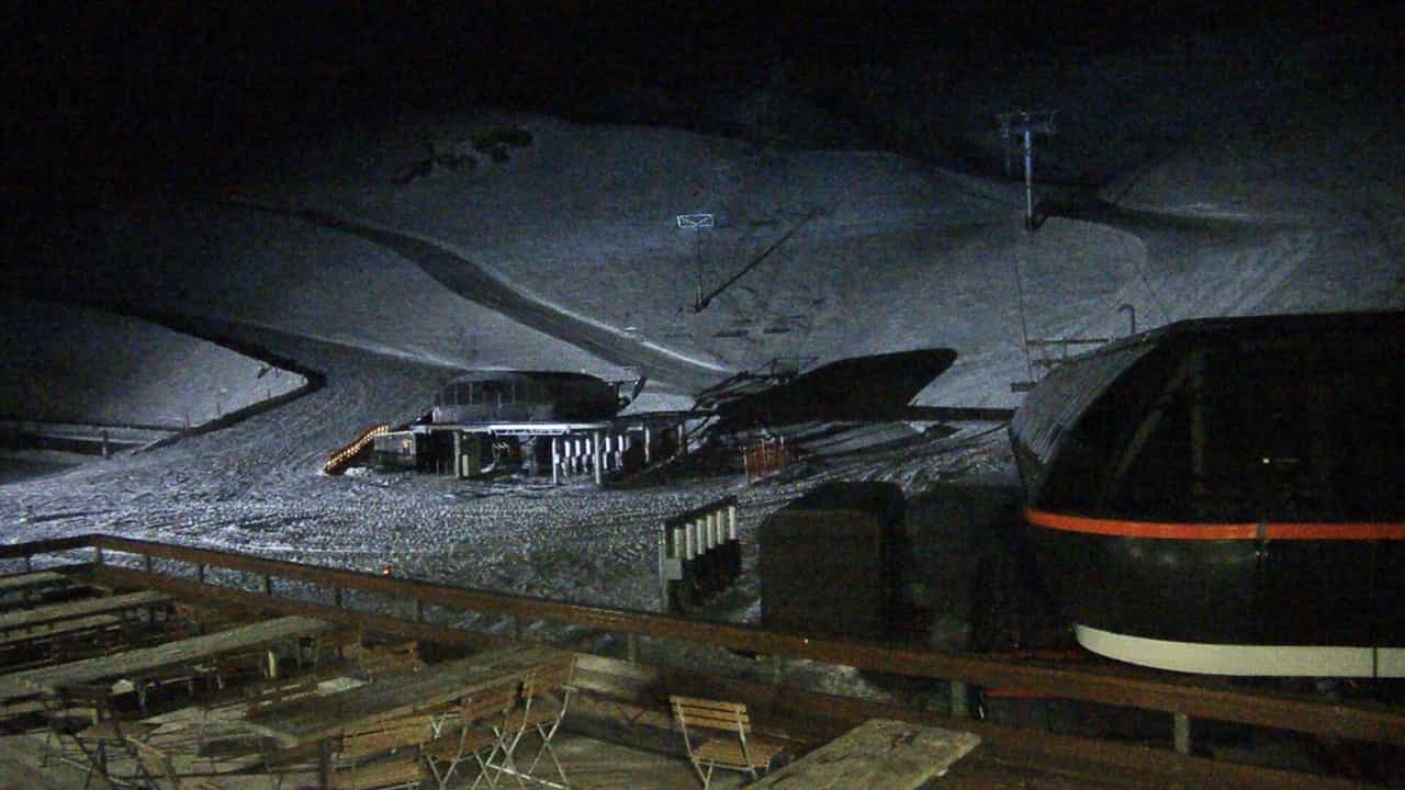 Mt Hutt Base Area webcam frame captured 15 September 2026 at 11:53 pm NZST