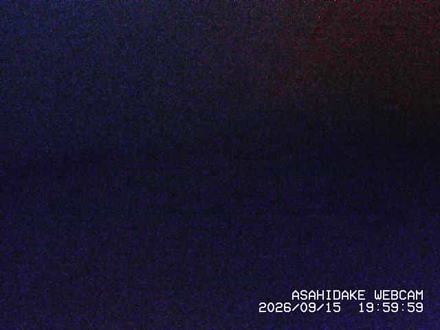 Asahidake Asahidake webcam frame captured 15 September 2026 at 9:51 pm GMT+9