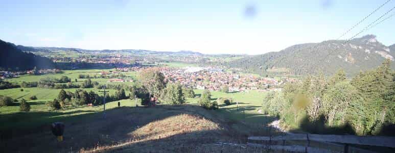 Pfronten Skizentrum webcam frame captured 15 September 2026 at 5:34 pm GMT+2