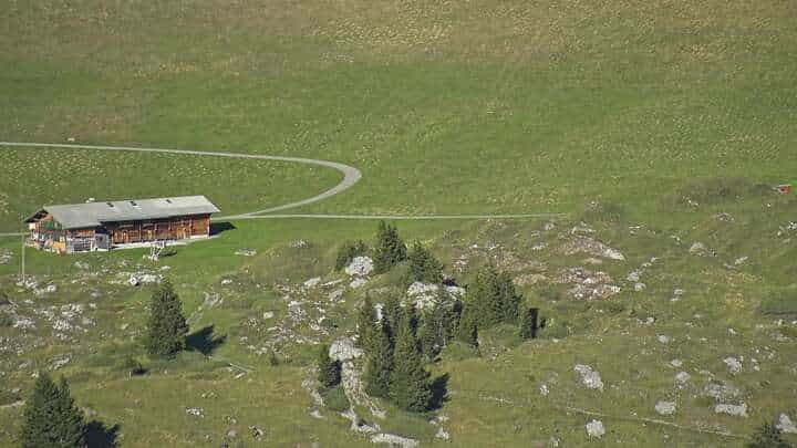 Achseten Upper Station Skilift Höchst-Metsch webcam frame captured 15 September 2026 at 5:16 pm GMT+2
