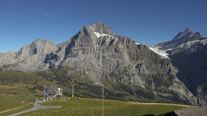 Grindelwald First webcam frame captured 15 September 2026 at 5:34 pm GMT+2