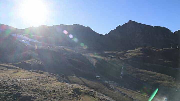 Kaprun (Kitzsteinhorn) Alpincenter webcam frame captured 15 September 2026 at 5:35 pm GMT+2