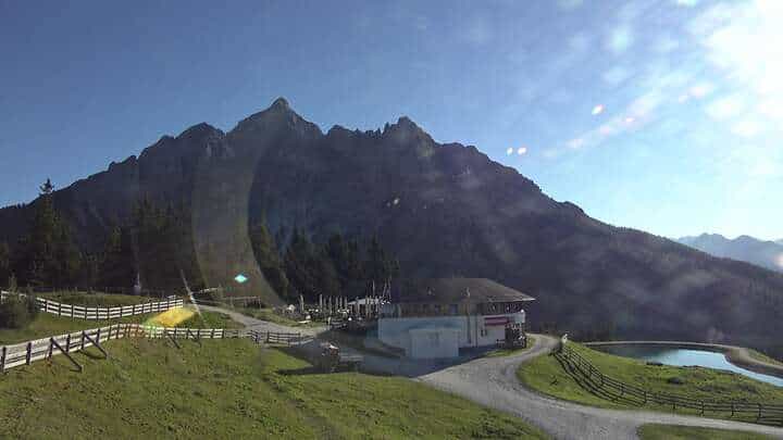 Mieders (Stubai) Koppeneck webcam frame captured 15 September 2026 at 5:37 pm GMT+2