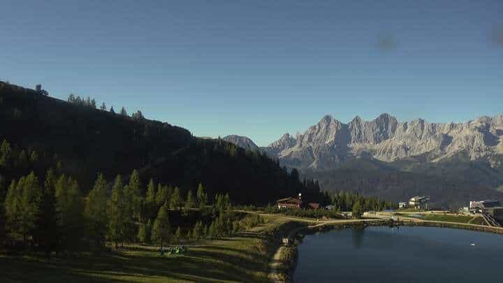 Schladming / Pichl - Reiteralm Reiteralm See webcam frame captured 15 September 2026 at 5:22 pm GMT+2