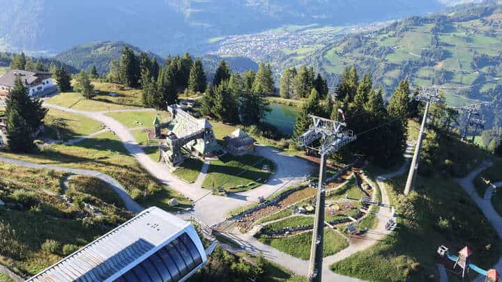 St. Johann im Pongau (Snow Space Salzburg) Gernkogel Gipfel webcam frame captured 15 September 2026 at 5:39 pm GMT+2
