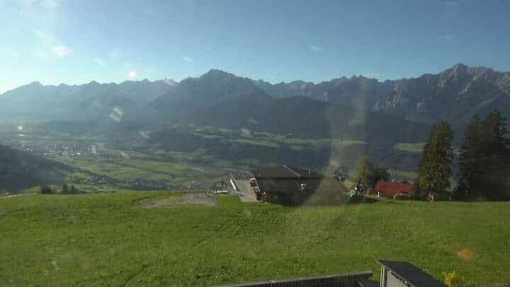 Weerberg (Silberregion Karwendel) Hüttegglift webcam frame captured 15 September 2026 at 5:41 pm GMT+2