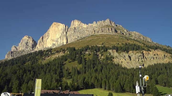 Carezza Base Station Pra di Tori webcam frame captured 15 September 2026 at 5:32 pm GMT+2