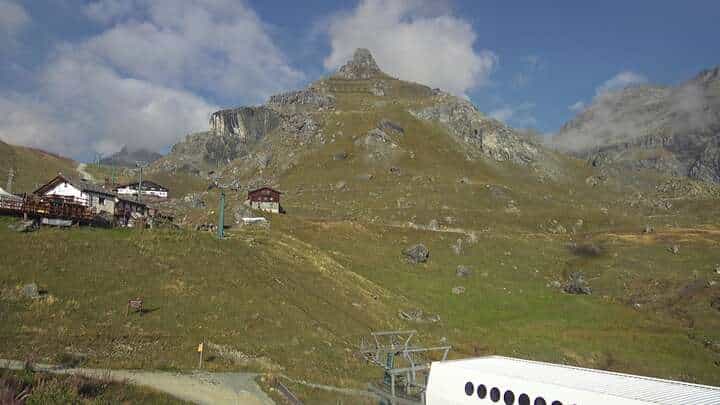 Gressoney-La-Trinité (Monterosa) Gabiet webcam frame captured 15 September 2026 at 5:34 pm GMT+2