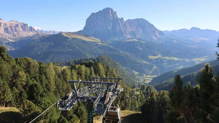 St. Christina (Val Gardena/Gröden) Col Raiser webcam frame captured 15 September 2026 at 5:39 pm GMT+2