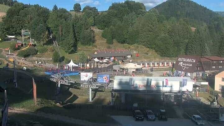 Donovaly (Záhradište) Donovaly - Nová hoľa webcam frame captured 15 September 2026 at 5:18 pm GMT+2