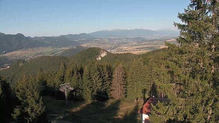 Ružomberok (Malinô Brdo) Malinô brdo webcam frame captured 15 September 2026 at 5:05 pm GMT+2