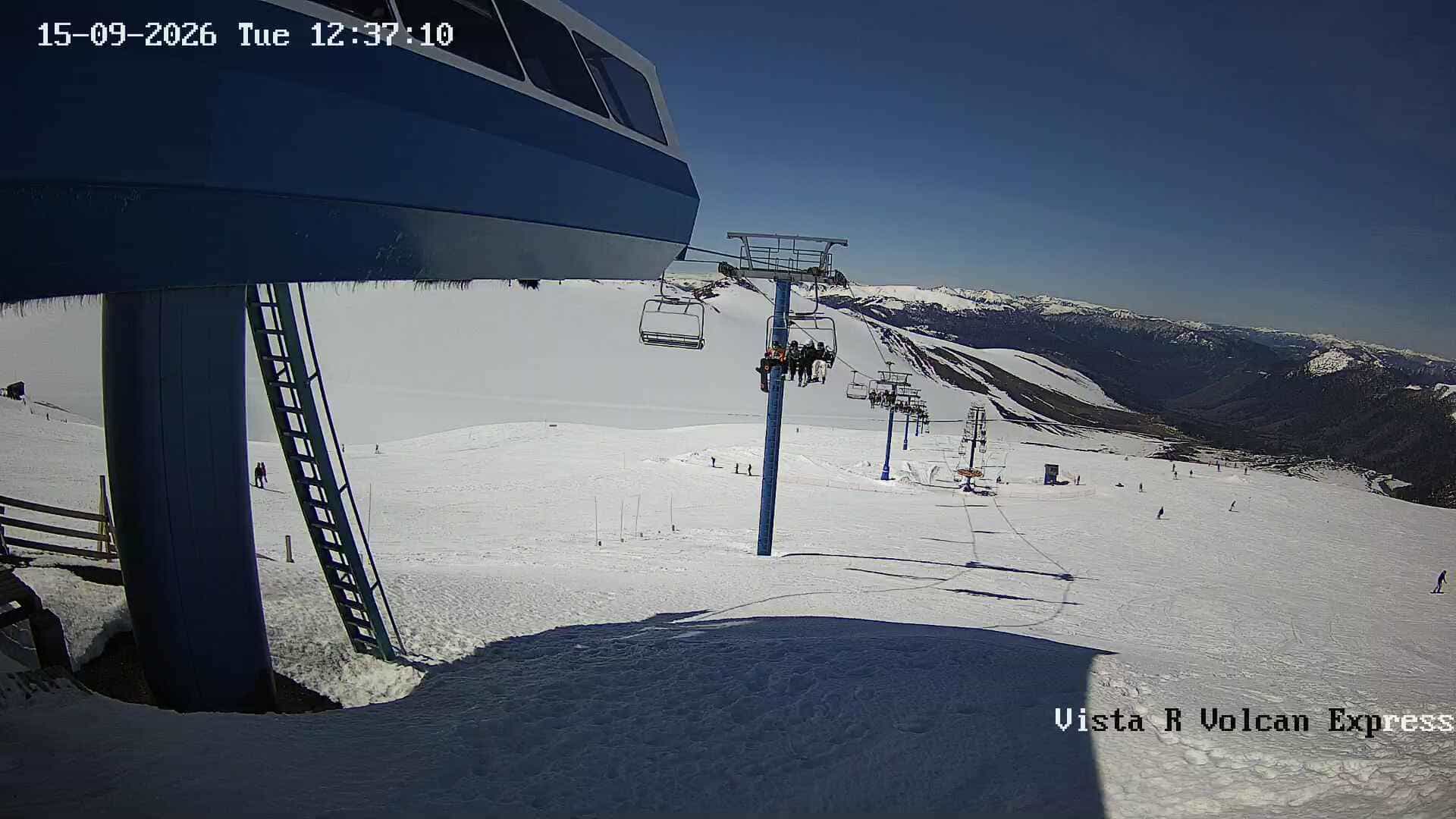 Corralco Cornisa webcam frame captured 15 September 2026 at 12:40 pm GMT-3