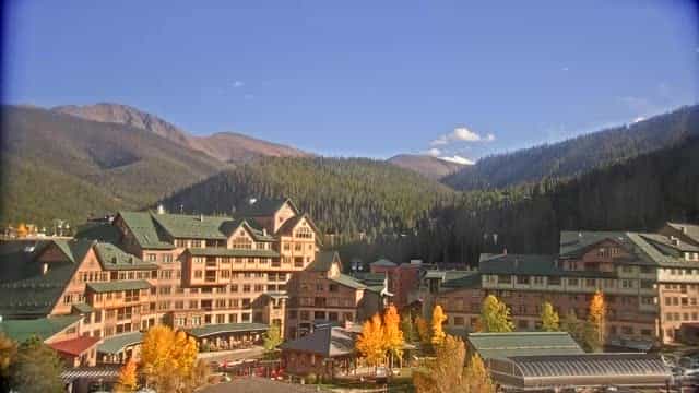 Winter Park Base Cam webcam frame captured 5 October 2026 at 4:38 pm GMT-6