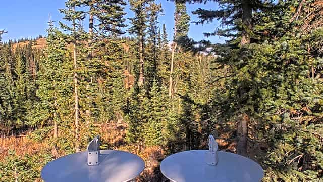 Steamboat Champagne Powder Snow Stake webcam frame captured 5 October 2026 at 4:30 pm GMT-6