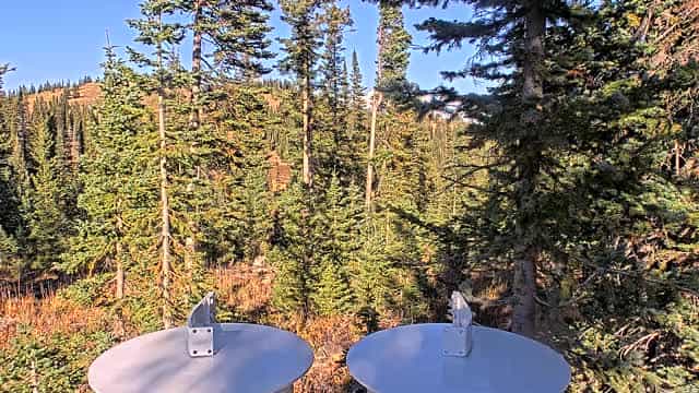 Steamboat Champagne Powder Snow Stake webcam frame captured 5 October 2026 at 4:41 pm GMT-6