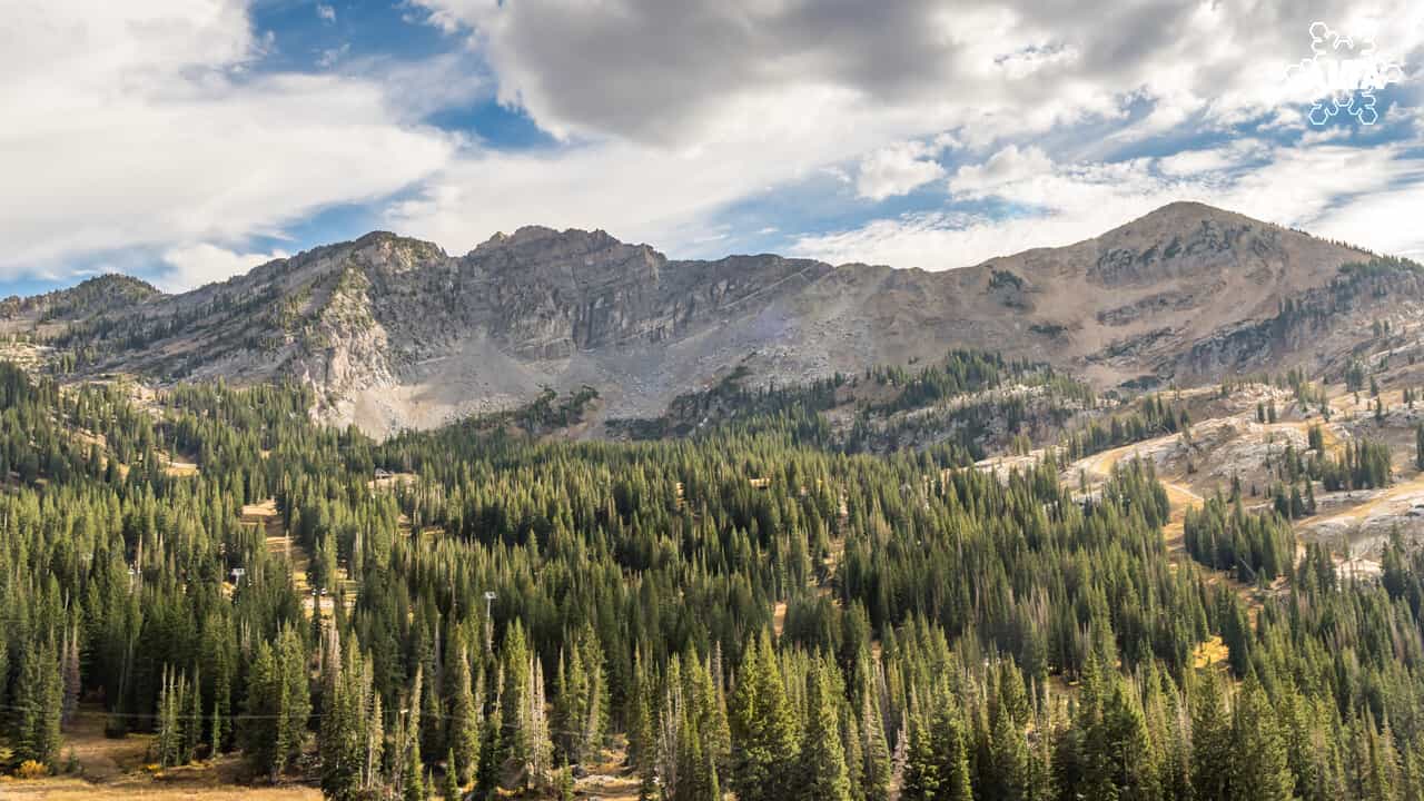 Alta Albion Basin webcam frame captured 5 October 2026 at 4:39 pm GMT-6