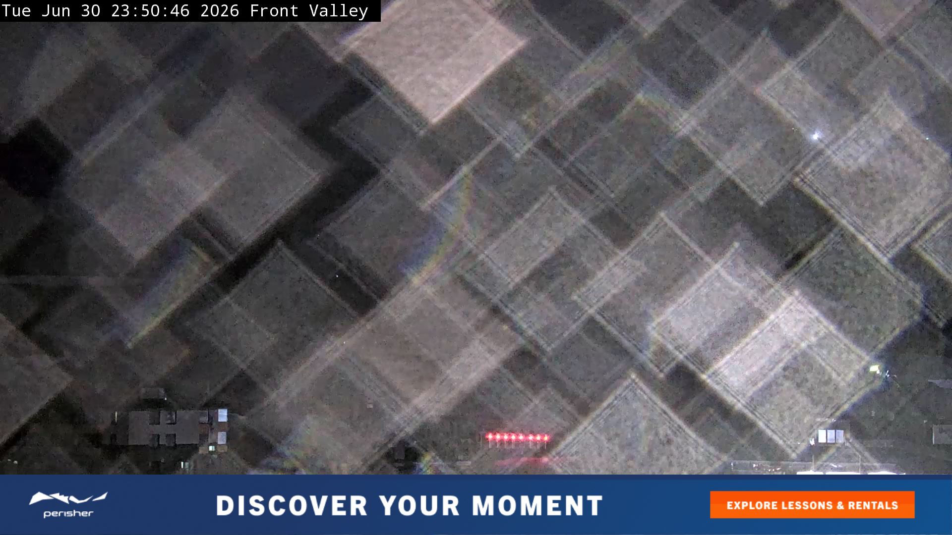 Perisher Front Valley snow cam captured at 30 June 2026 at 11:53 pm AEST
