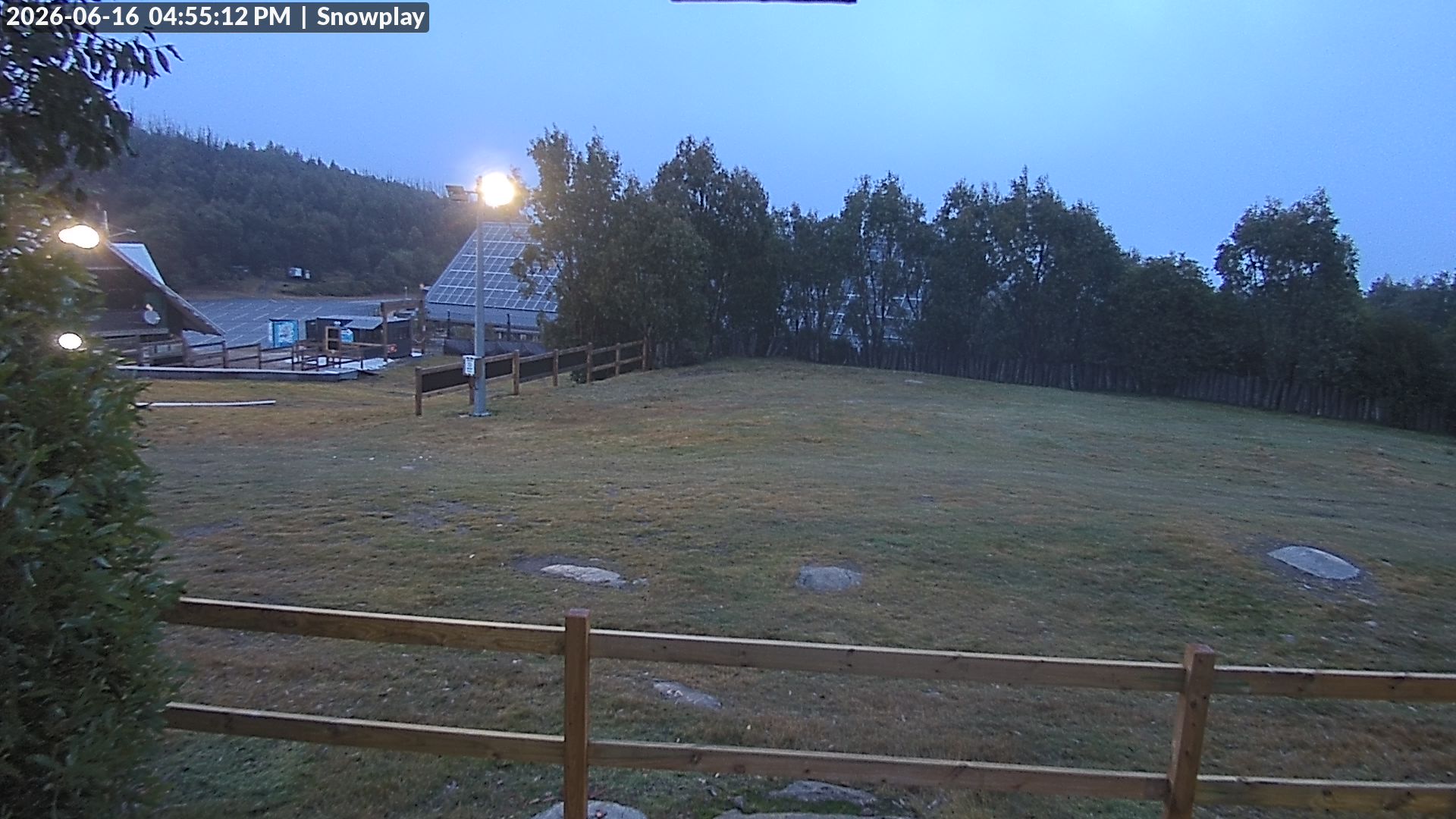 Lake Mountain Snow Play Area snow cam captured at 16 June 2026 at 4:55 pm AEST