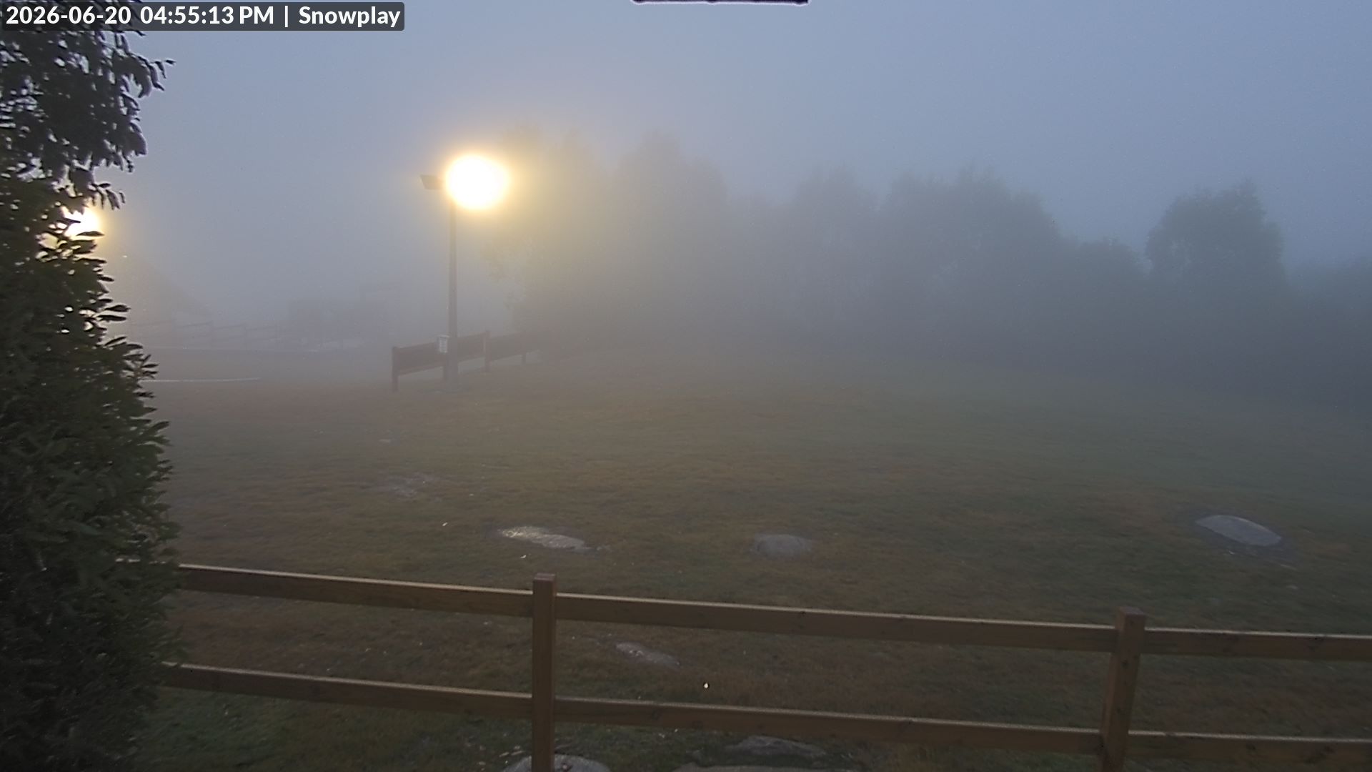 Lake Mountain Snow Play Area snow cam captured at 20 June 2026 at 4:56 pm AEST