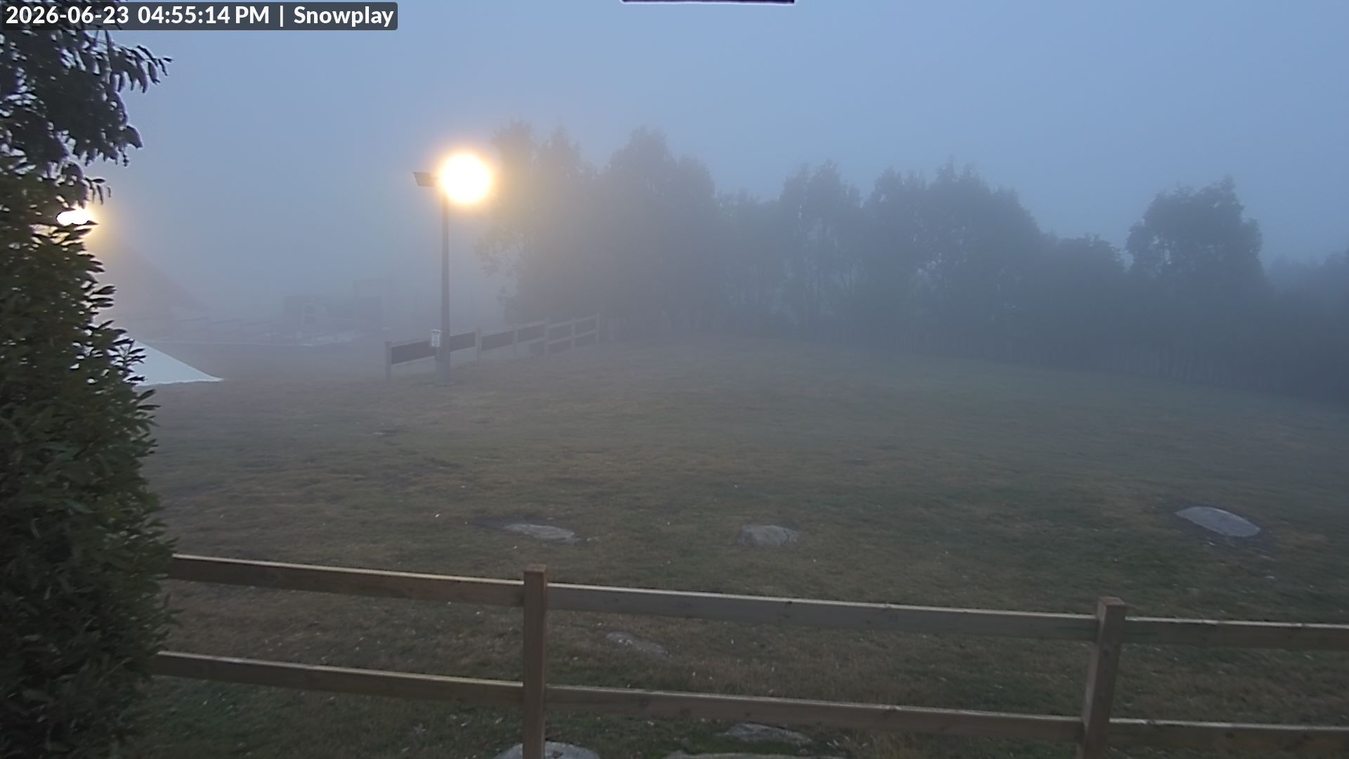 Lake Mountain Snow Play Area snow cam captured at 23 June 2026 at 4:58 pm AEST