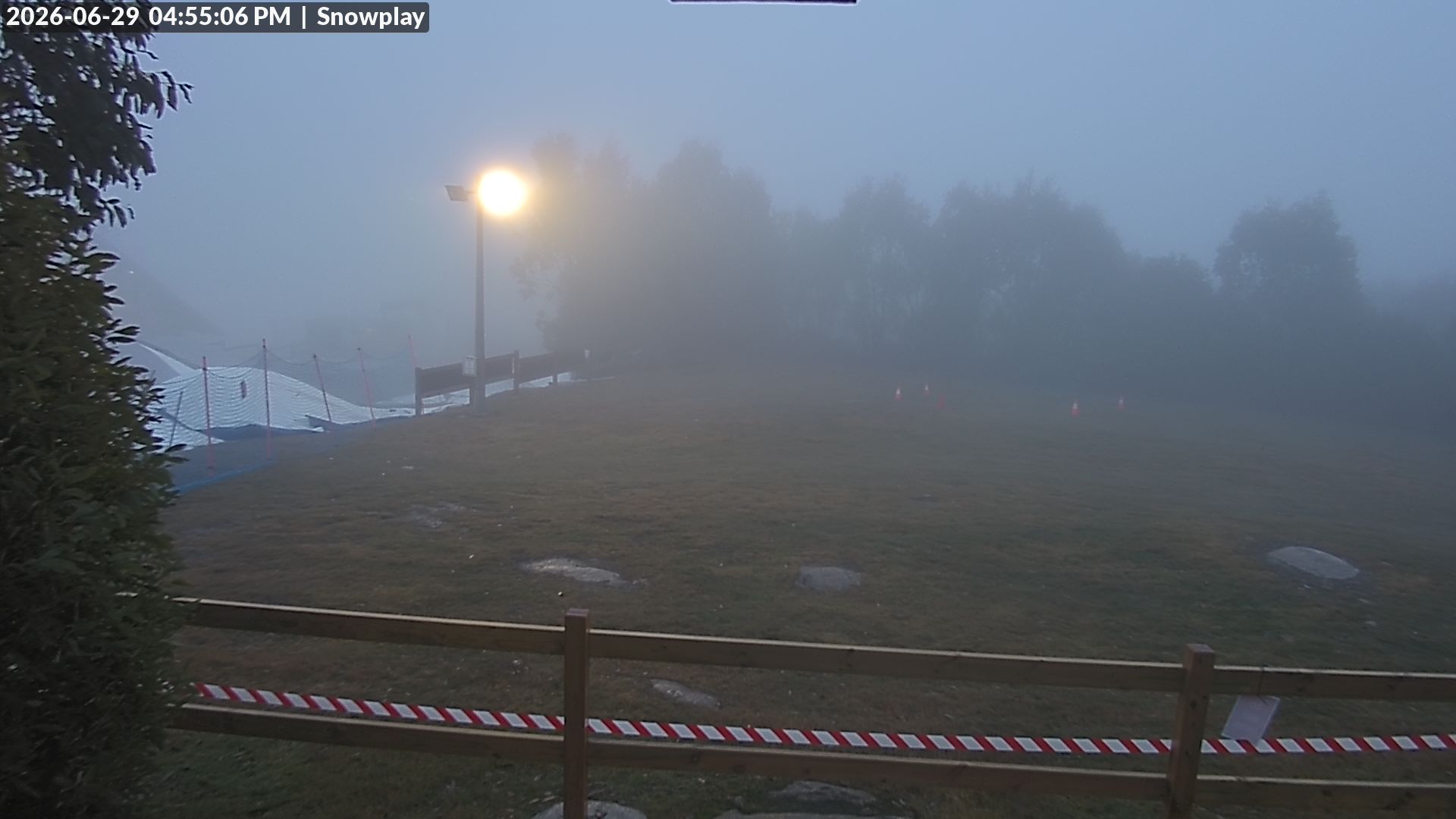 Lake Mountain Snow Play Area snow cam captured at 29 June 2026 at 5:00 pm AEST