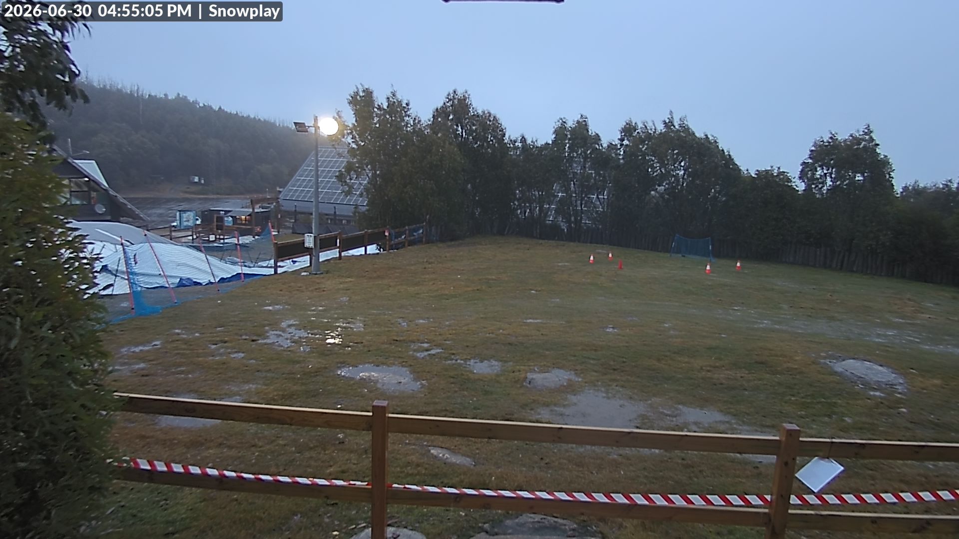 Lake Mountain Snow Play Area snow cam captured at 30 June 2026 at 4:59 pm AEST