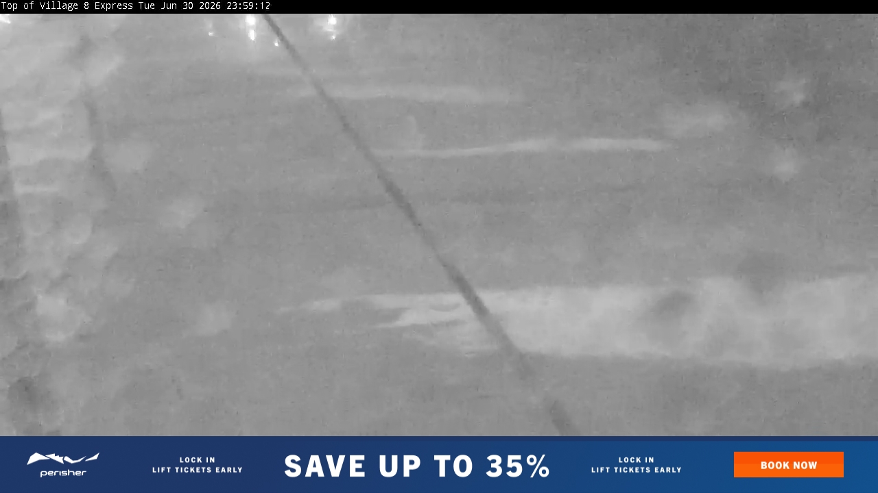 Perisher Village Eight snow cam captured at 30 June 2026 at 11:59 pm AEST
