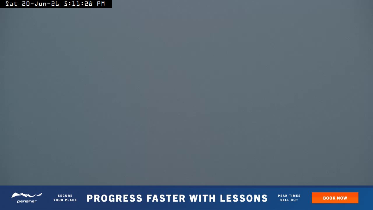 Perisher Mt Kosciuszko snow cam captured at 20 June 2026 at 5:12 pm AEST