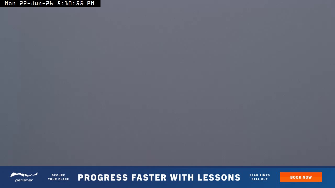 Perisher Mt Kosciuszko snow cam captured at 22 June 2026 at 5:16 pm AEST