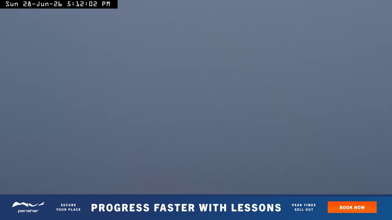 Perisher Mt Kosciuszko snow cam captured at 28 June 2026 at 5:13 pm AEST