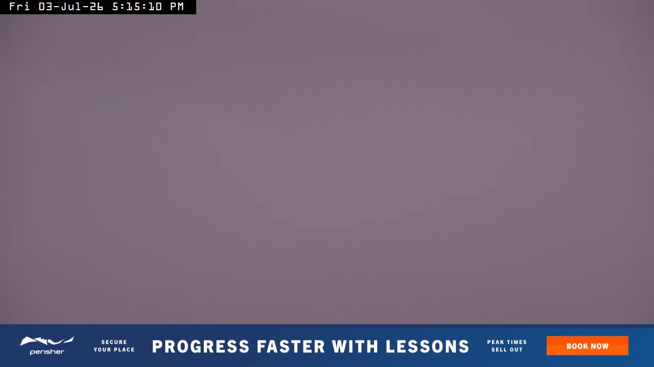 Perisher Mt Kosciuszko snow cam captured at 3 July 2026 at 5:18 pm AEST