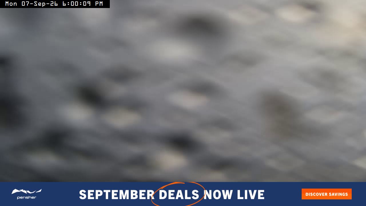 Perisher Mt Kosciuszko snow cam captured at 7 September 2026 at 6:06 pm AEST