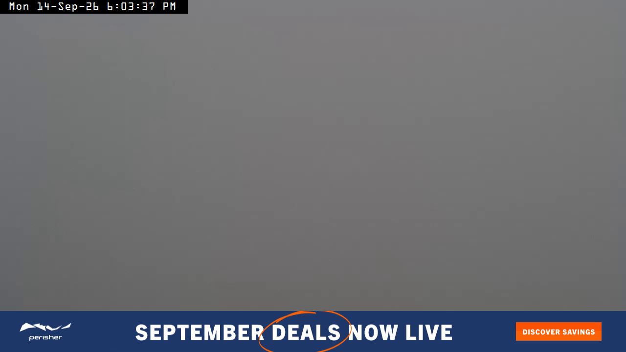 Perisher Mt Kosciuszko snow cam captured at 14 September 2026 at 6:07 pm AEST