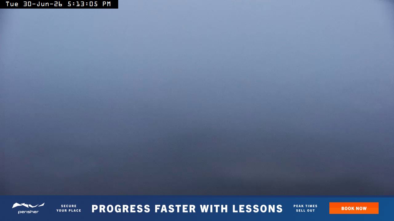 Perisher Top of Freedom snow cam captured at 30 June 2026 at 5:17 pm AEST