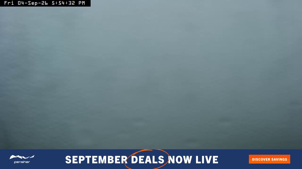 Perisher Top of Freedom snow cam captured at 4 September 2026 at 6:03 pm AEST