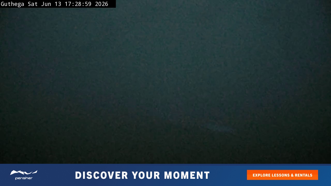 Perisher Guthega snow cam captured at 13 June 2026 at 5:32 pm AEST