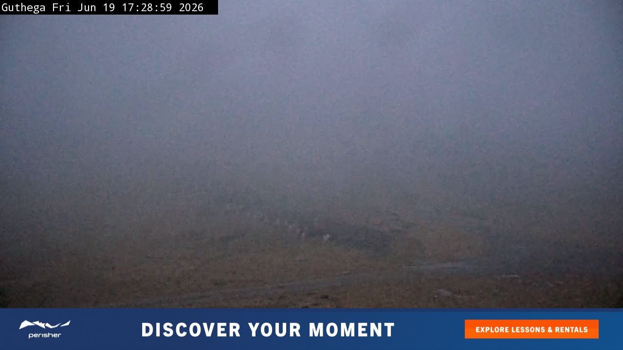 Perisher Guthega snow cam captured at 19 June 2026 at 5:30 pm AEST