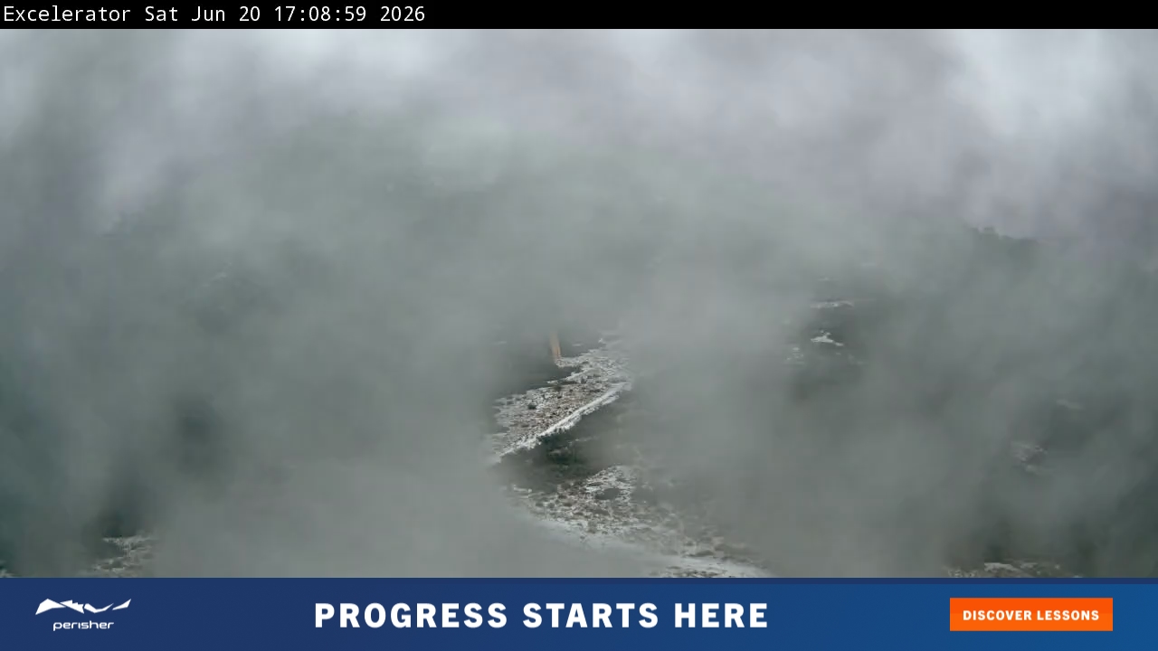 Perisher Excelerator snow cam captured at 20 June 2026 at 5:12 pm AEST
