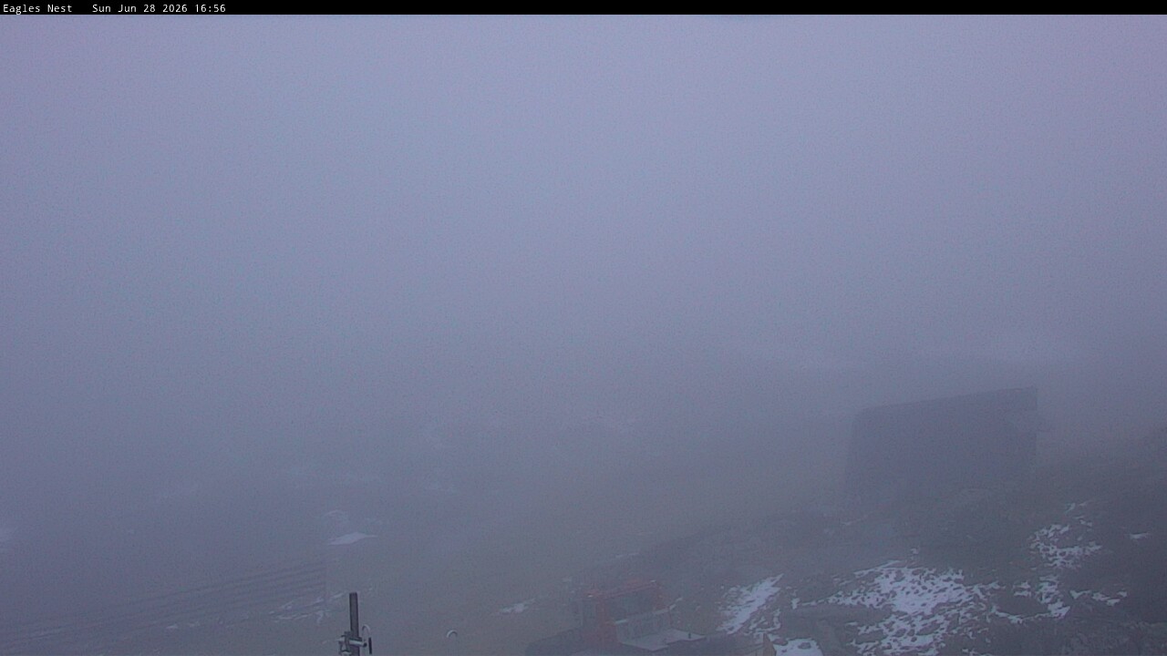 Thredbo Kosciuszko Walking Track snow cam captured at 28 June 2026 at 5:01 pm AEST