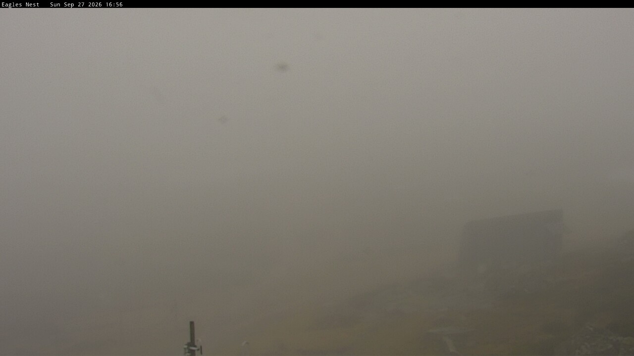 Thredbo Kosciuszko Walking Track snow cam captured at 27 September 2026 at 6:31 pm AEST