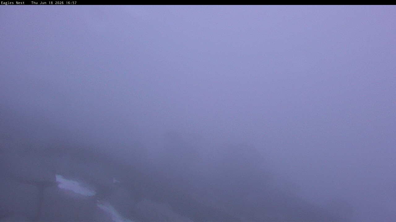 Thredbo Central Spur snow cam captured at 18 June 2026 at 5:01 pm AEST