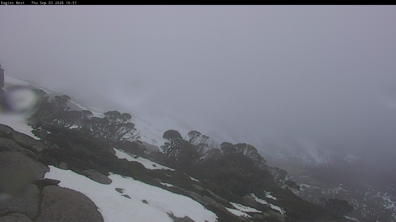 Thredbo Central Spur snow cam captured at 3 September 2026 at 5:07 pm AEST