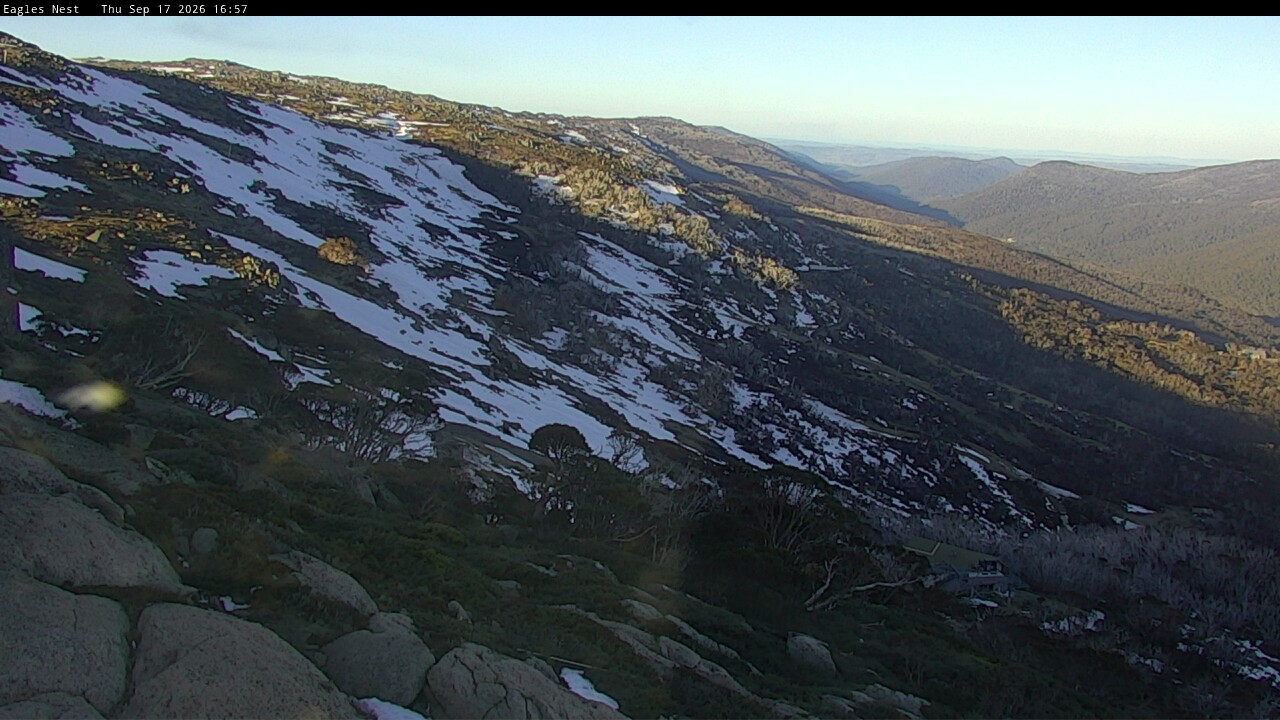 Thredbo Central Spur snow cam captured at 17 September 2026 at 5:03 pm AEST