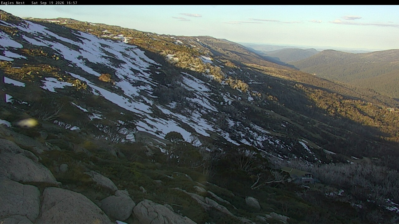 Thredbo Central Spur snow cam captured at 19 September 2026 at 5:07 pm AEST