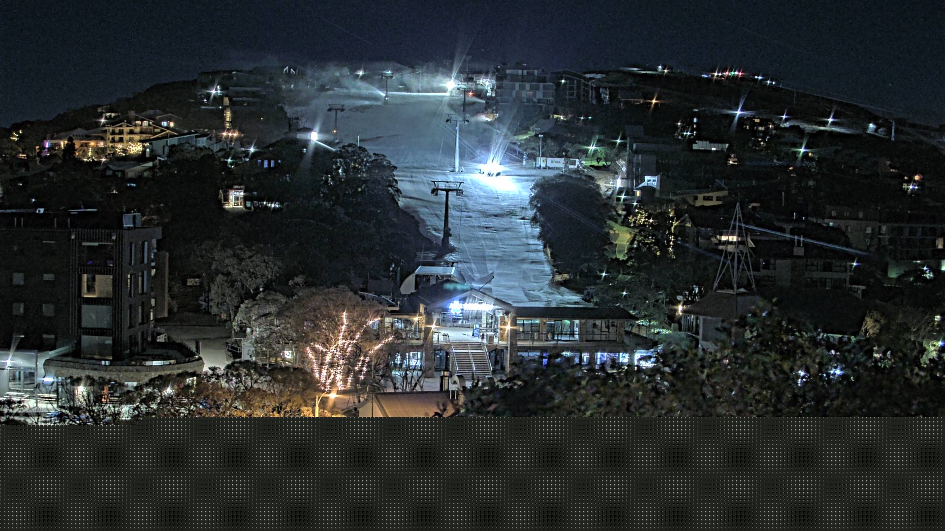 Mt Buller Village snow cam captured at 27 August 2026 at 11:58 pm AEST