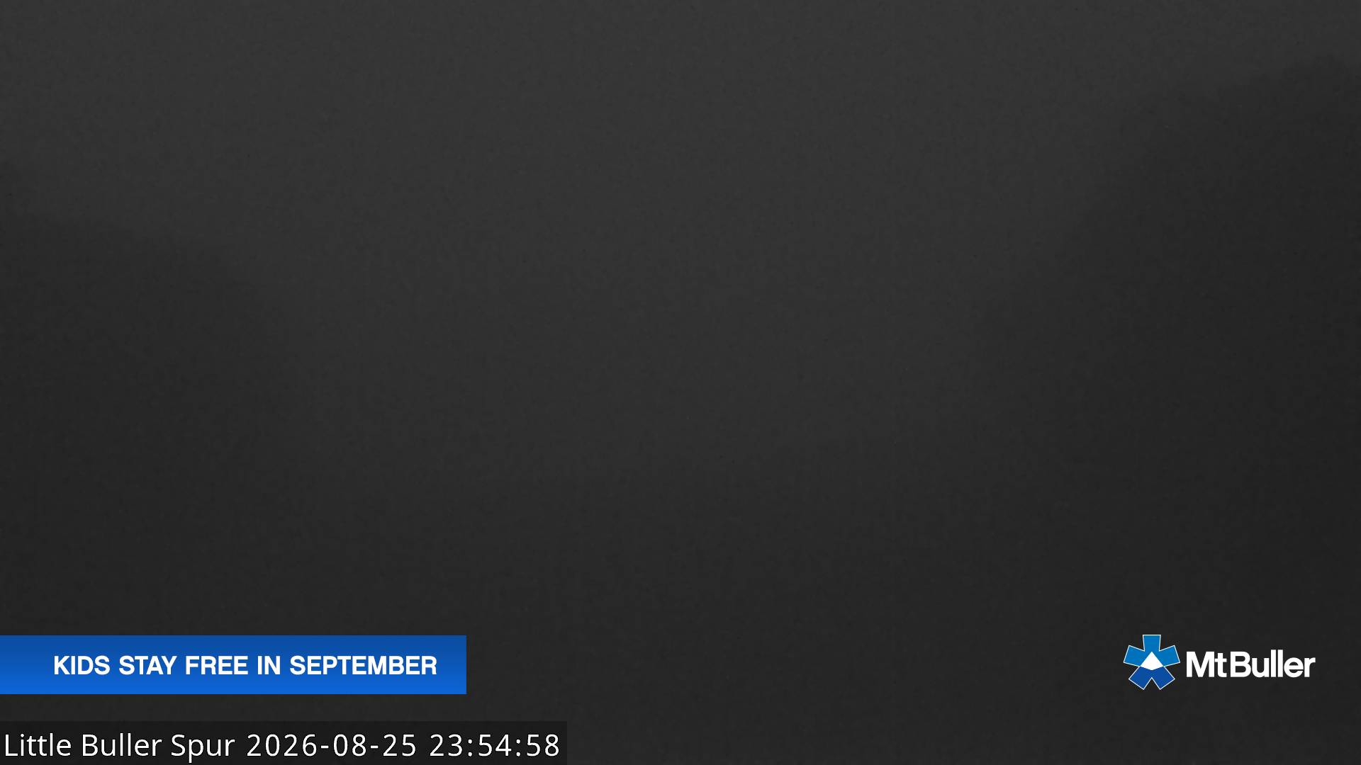 Mt Buller Little Buller Spur snow cam captured at 25 August 2026 at 11:57 pm AEST