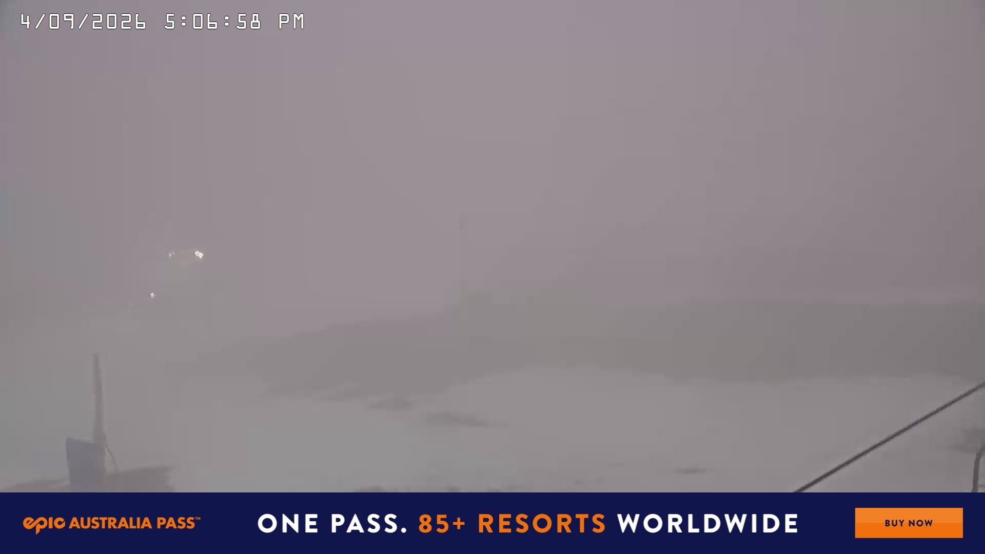 Falls Creek Drover's Dream Lake View snow cam captured at 4 September 2026 at 5:13 pm AEST