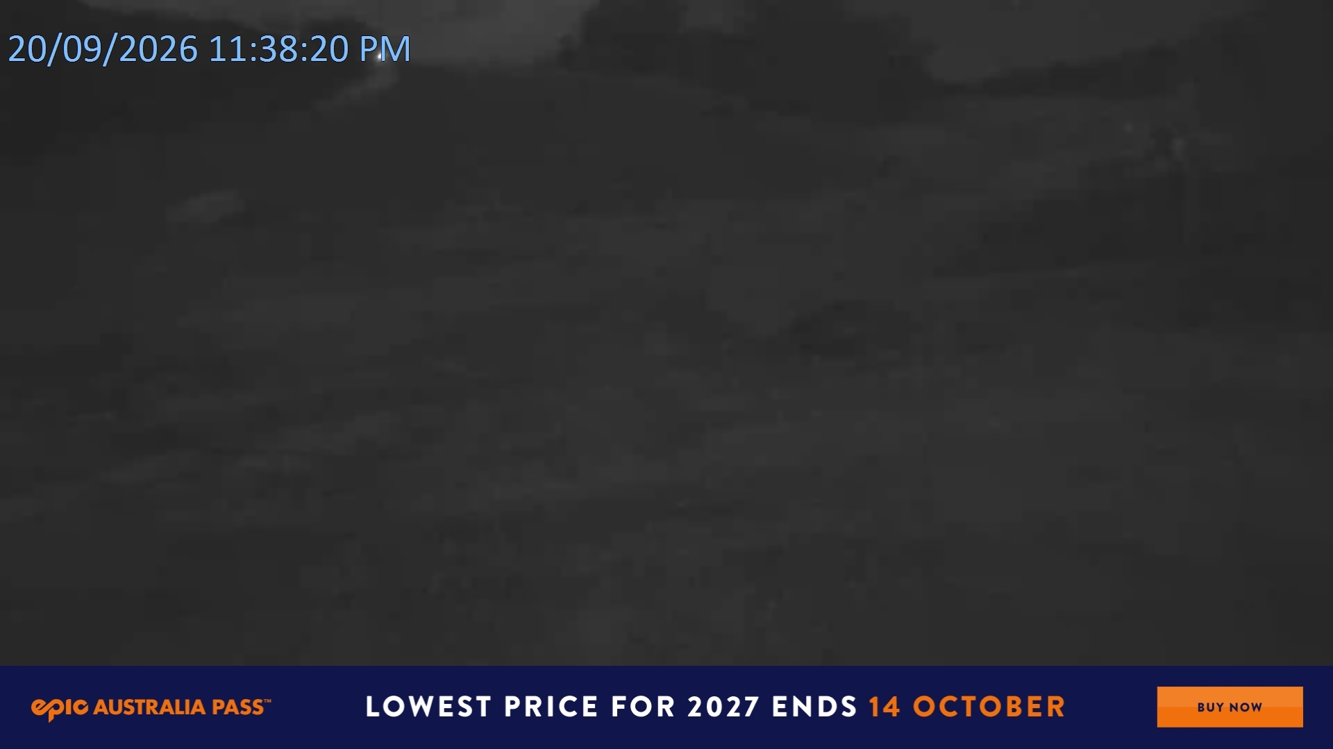 Falls Creek Towers Chair snow cam captured at 20 September 2026 at 11:49 pm AEST