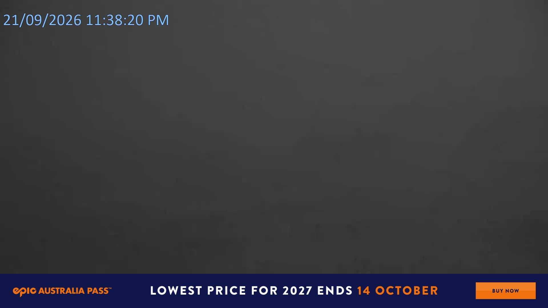 Falls Creek Towers Chair snow cam captured at 21 September 2026 at 11:50 pm AEST